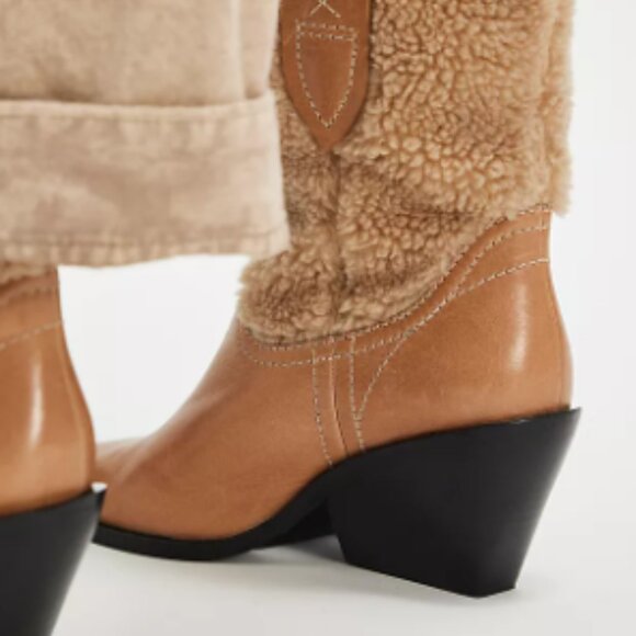 Free People Pitchfork Point Shearling Boot - Picture 3 of 3